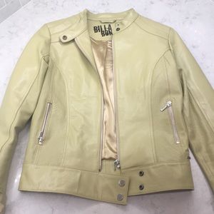 Billabong Leather Motorcycle Jacket